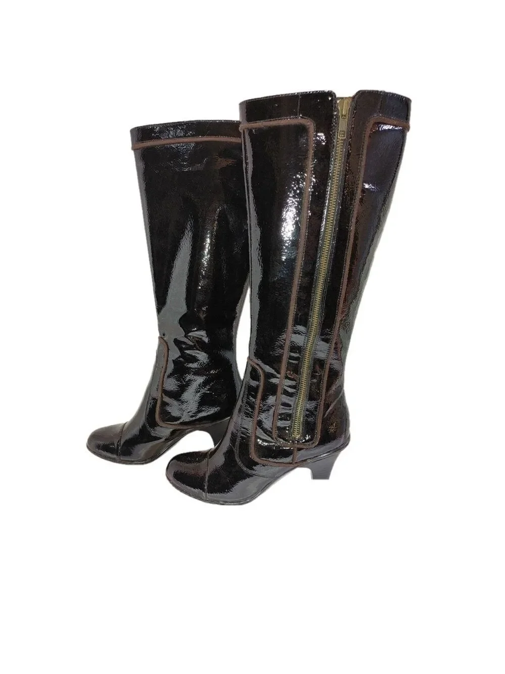 GNW Blair Patten Leather Boots Size 7.5M